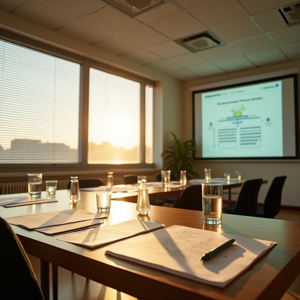 Sală de workshop de scriere profesională